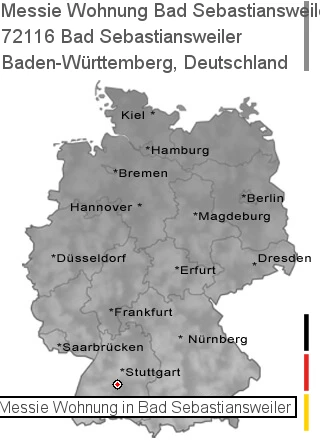 Messie Wohnung Bad Sebastiansweiler, 72116 Bad Sebastiansweiler