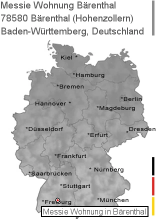 Messie Wohnung Bärenthal (Hohenzollern), 78580 Bärenthal