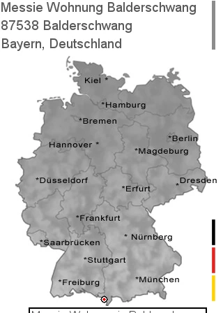 Messie Wohnung Balderschwang, 87538 Balderschwang