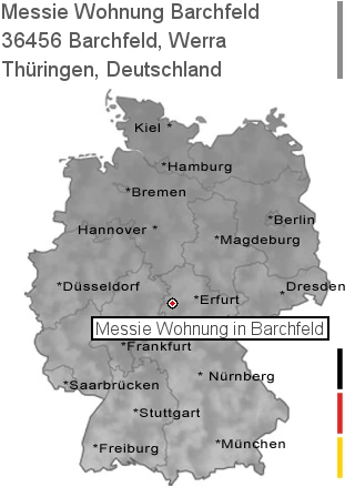 Messie Wohnung Barchfeld, Werra, 36456 Barchfeld