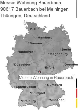 Messie Wohnung Bauerbach bei Meiningen, 98617 Bauerbach