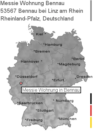 Messie Wohnung Bennau bei Linz am Rhein, 53567 Bennau