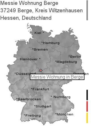 Messie Wohnung Berge, Kreis Witzenhausen, 37249 Berge