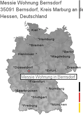 Messie Wohnung Bernsdorf, Kreis Marburg an der Lahn, 35091 Bernsdorf