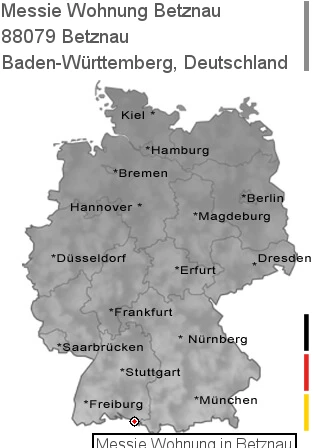 Messie Wohnung Betznau, 88079 Betznau