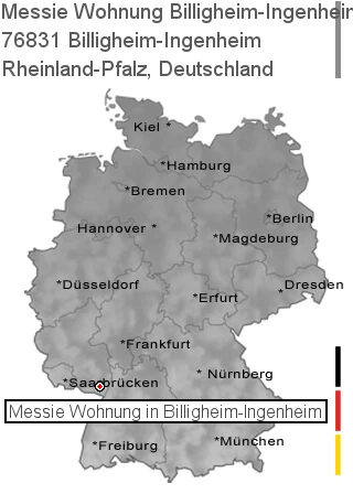 Messie Wohnung Billigheim-Ingenheim, 76831 Billigheim-Ingenheim