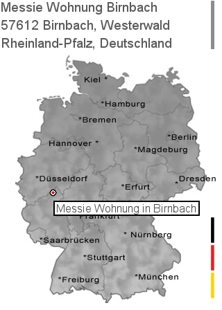 Messie Wohnung Birnbach, Westerwald, 57612 Birnbach