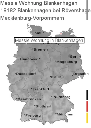 Messie Wohnung Blankenhagen bei Rövershagen, 18182 Blankenhagen