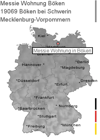 Messie Wohnung Böken bei Schwerin, 19069 Böken