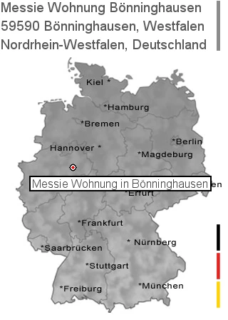 Messie Wohnung Bönninghausen, Westfalen, 59590 Bönninghausen