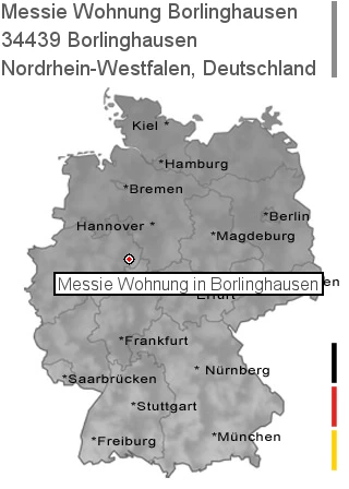 Messie Wohnung Borlinghausen, 34439 Borlinghausen