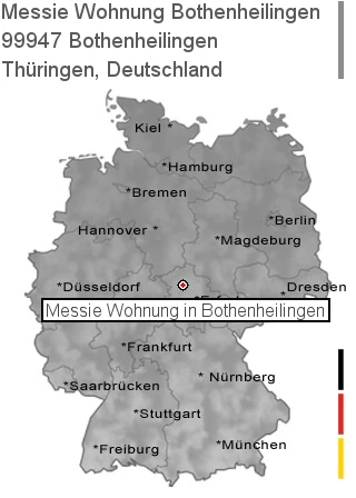 Messie Wohnung Bothenheilingen, 99947 Bothenheilingen