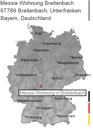 Messie Wohnung Breitenbach, Unterfranken, 97789 Breitenbach