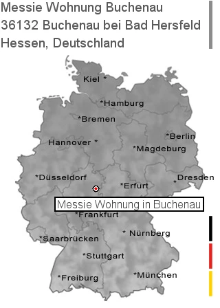 Messie Wohnung Buchenau bei Bad Hersfeld, 36132 Buchenau