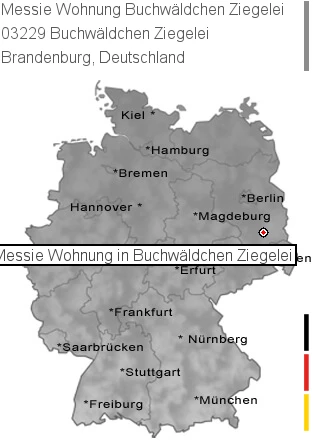 Messie Wohnung Buchwäldchen Ziegelei, 03229 Buchwäldchen Ziegelei