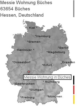 Messie Wohnung B&uuml;ches, 63654 Büches