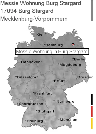 Messie Wohnung Burg Stargard, 17094 Burg Stargard