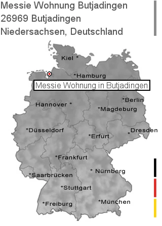 Messie Wohnung Butjadingen, 26969 Butjadingen