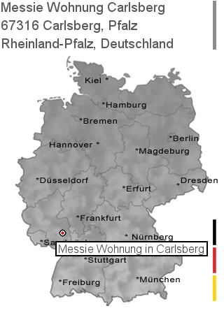 Messie Wohnung Carlsberg, Pfalz, 67316 Carlsberg