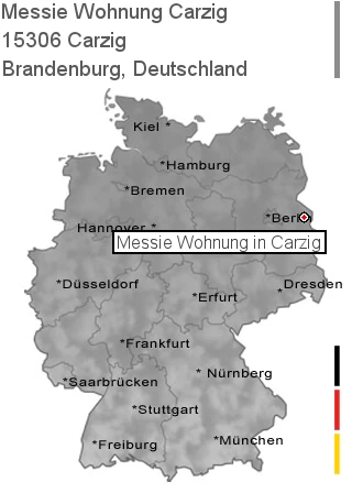 Messie Wohnung Carzig, 15306 Carzig