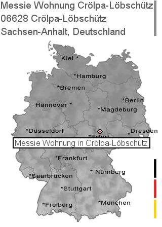 Messie Wohnung Crölpa-Löbschütz, 06628 Crölpa-Löbschütz