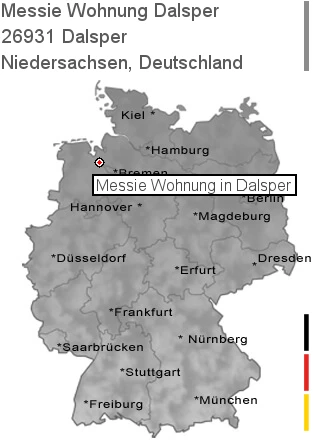 Messie Wohnung Dalsper, 26931 Dalsper