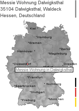 Messie Wohnung Dalwigksthal, Waldeck, 35104 Dalwigksthal