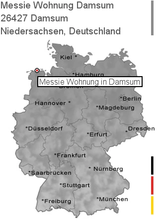 Messie Wohnung Damsum, 26427 Damsum