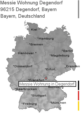 Messie Wohnung Degendorf, Bayern, 96215 Degendorf