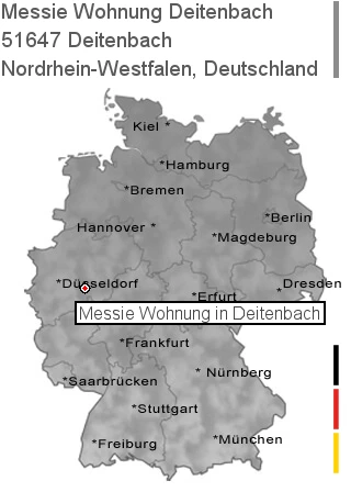 Messie Wohnung Deitenbach, 51647 Deitenbach