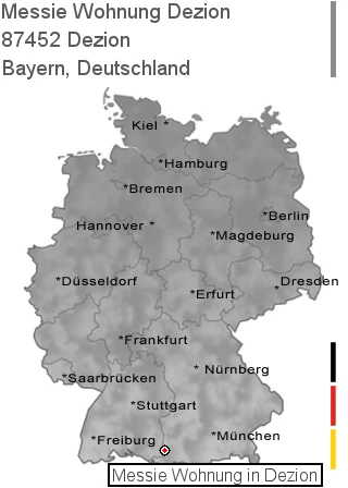 Messie Wohnung Dezion, 87452 Dezion