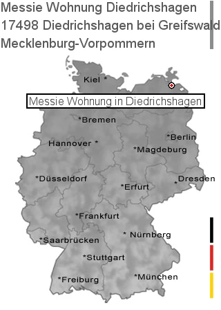 Messie Wohnung Diedrichshagen bei Greifswald, 17498 Diedrichshagen