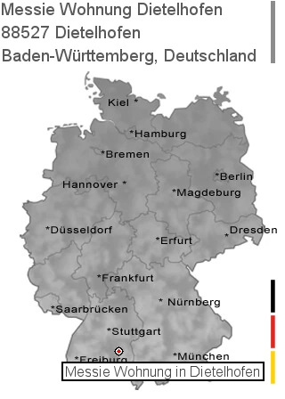 Messie Wohnung Dietelhofen, 88527 Dietelhofen
