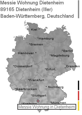 Messie Wohnung Dietenheim (Iller), 89165 Dietenheim