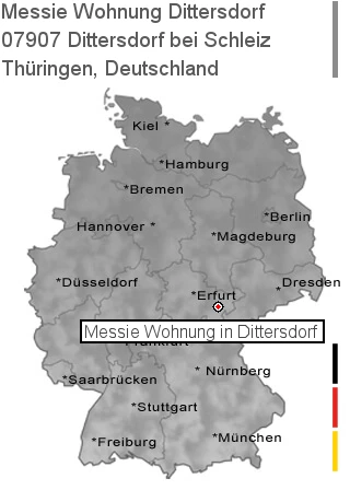 Messie Wohnung Dittersdorf bei Schleiz, 07907 Dittersdorf