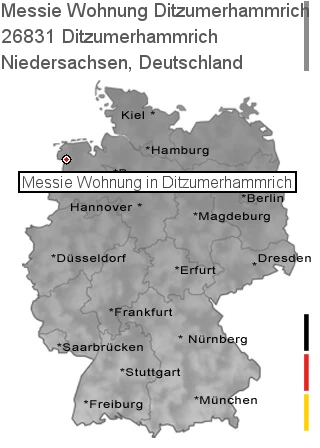 Messie Wohnung Ditzumerhammrich, 26831 Ditzumerhammrich