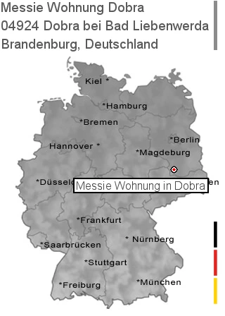 Messie Wohnung Dobra bei Bad Liebenwerda, 04924 Dobra