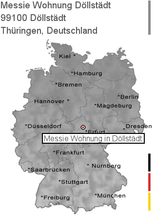 Messie Wohnung Döllstädt, 99100 Döllstädt