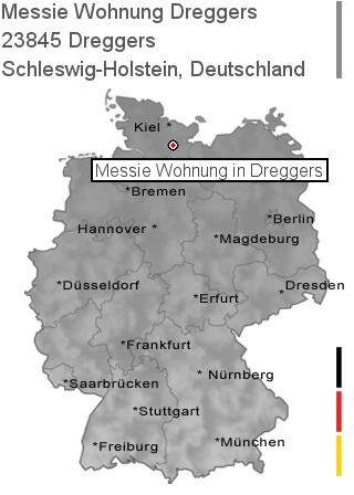 Messie Wohnung Dreggers, 23845 Dreggers