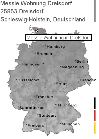 Messie Wohnung Drelsdorf, 25853 Drelsdorf