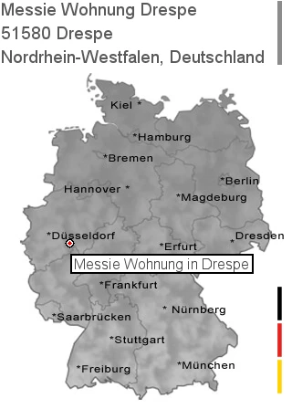 Messie Wohnung Drespe, 51580 Drespe