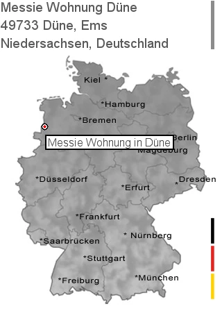 Messie Wohnung Düne, Ems, 49733 Düne