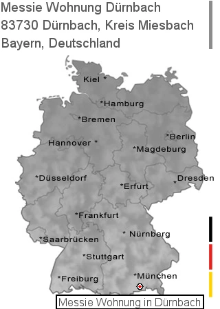 Messie Wohnung Dürnbach, Kreis Miesbach, 83730 Dürnbach