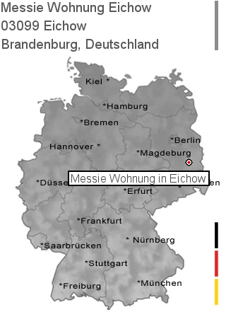 Messie Wohnung Eichow, 03099 Eichow