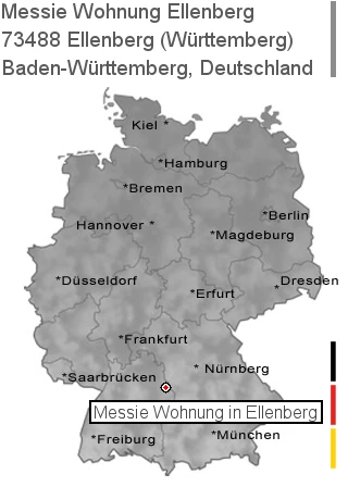 Messie Wohnung Ellenberg (Württemberg), 73488 Ellenberg