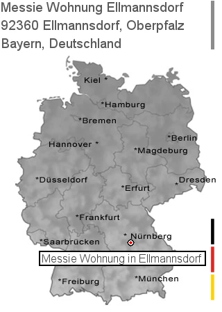 Messie Wohnung Ellmannsdorf, Oberpfalz, 92360 Ellmannsdorf