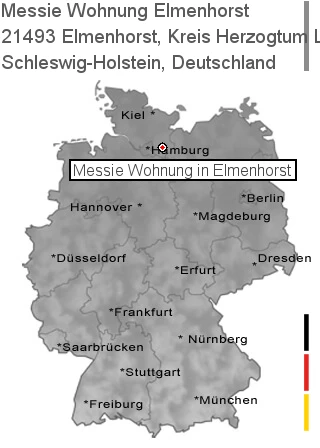 Messie Wohnung Elmenhorst, Kreis Herzogtum Lauenburg, 21493 Elmenhorst