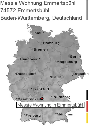 Messie Wohnung Emmertsb&uuml;hl, 74572 Emmertsbühl
