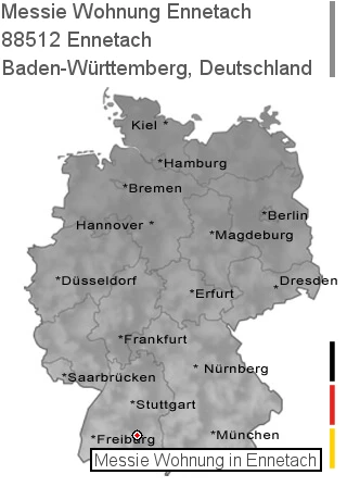 Messie Wohnung Ennetach, 88512 Ennetach