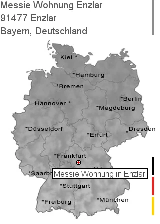 Messie Wohnung Enzlar, 91477 Enzlar